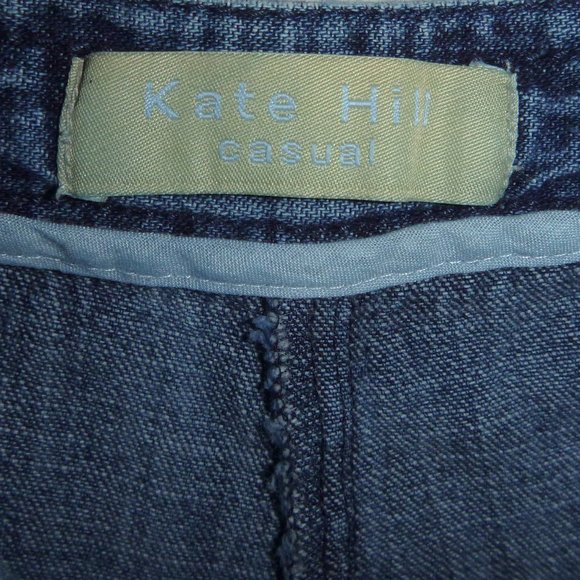 Kate Hill Blue Denim Skort - Picture 5 of 6